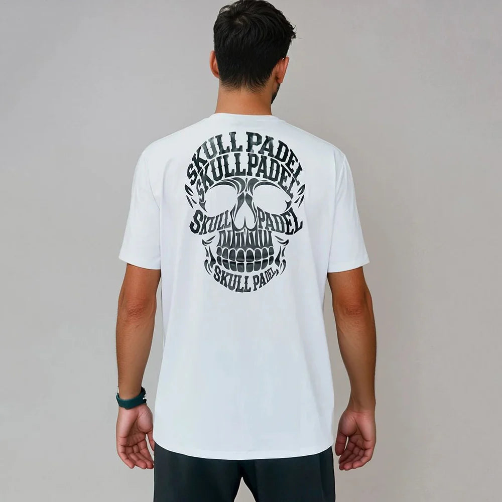 Padel Sportshirt Men - White Black