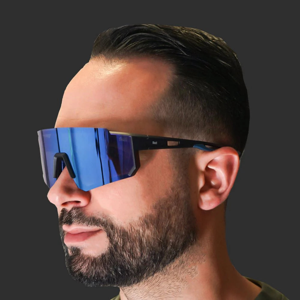 Padel Sunglasses - Black Blue