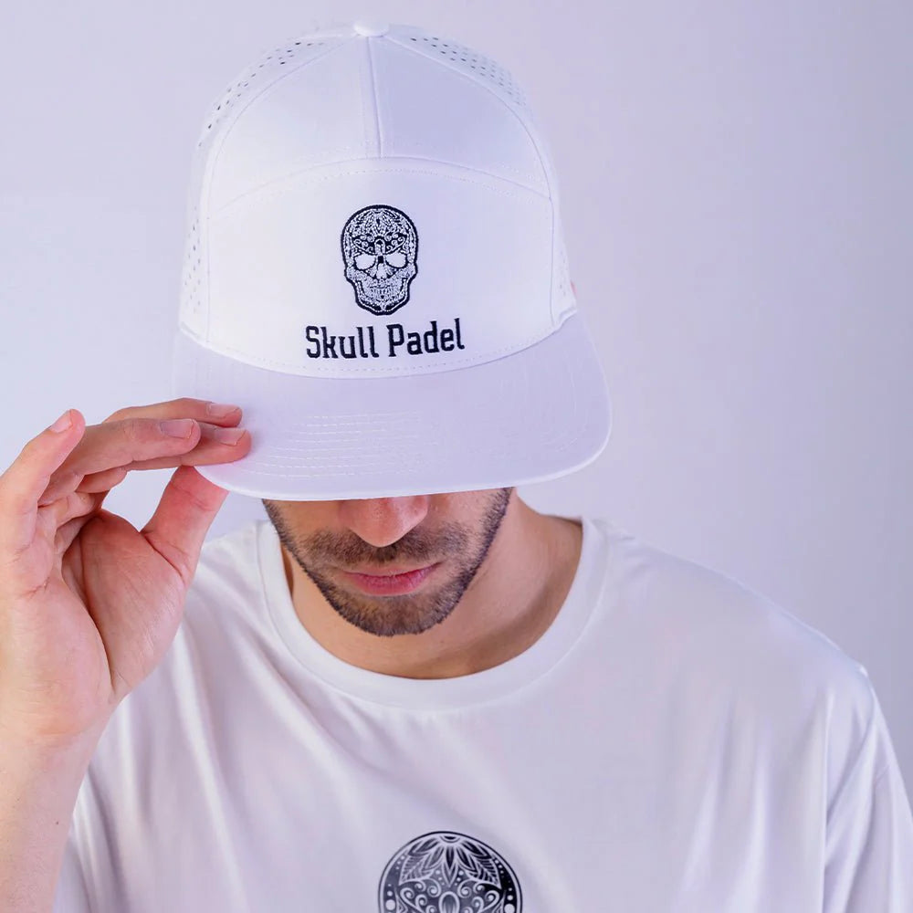 Padel Cap - White Black