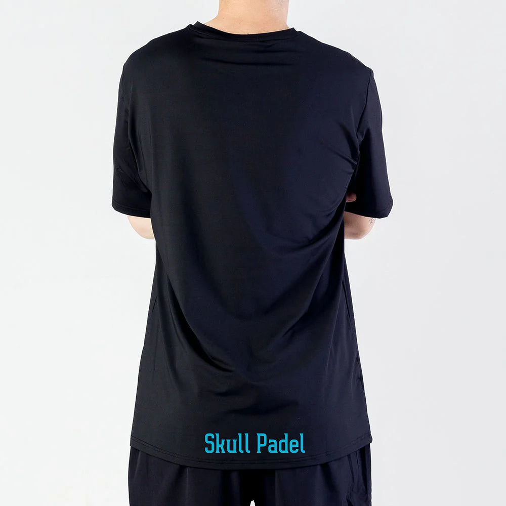 Padel Sportshirt Men - Black Blue