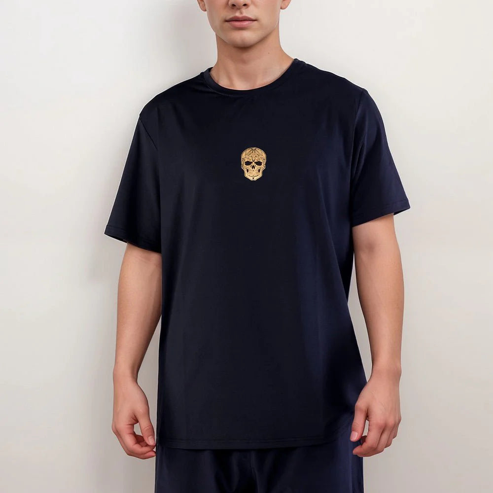 Padel Sportshirt Men - Black Gold