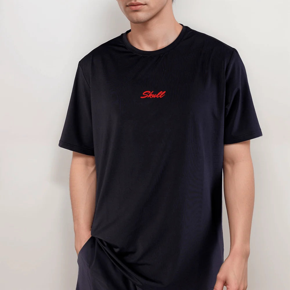 Padel Sportshirt Men - Black Red