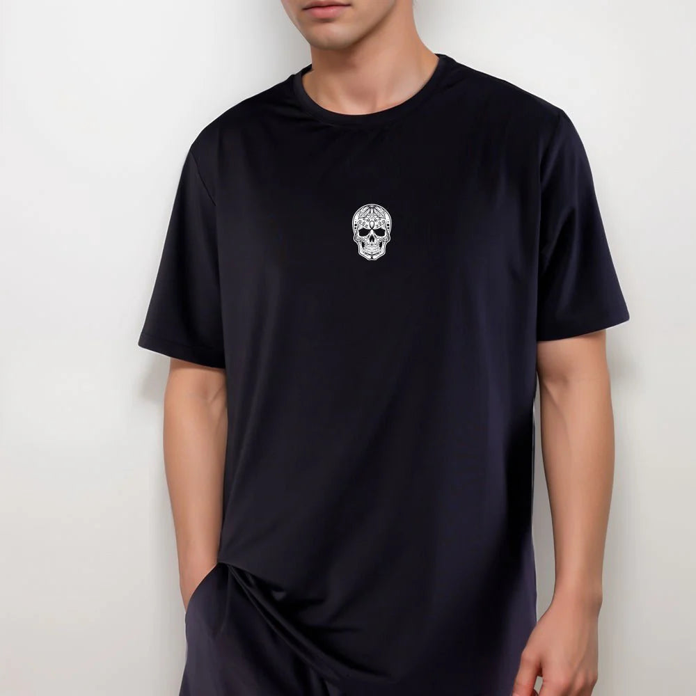 Padel Sportshirt Men - Black White