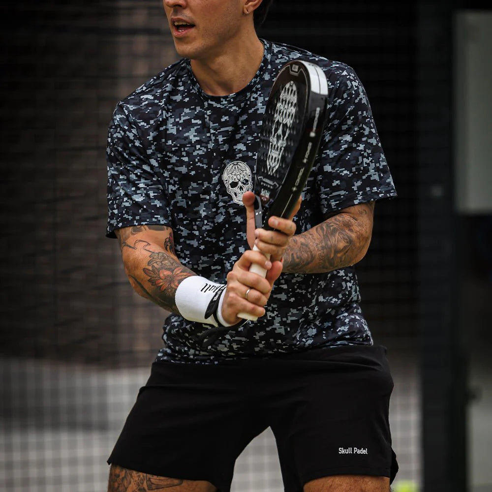 Padel Sportshirt Men - Pixel Camo