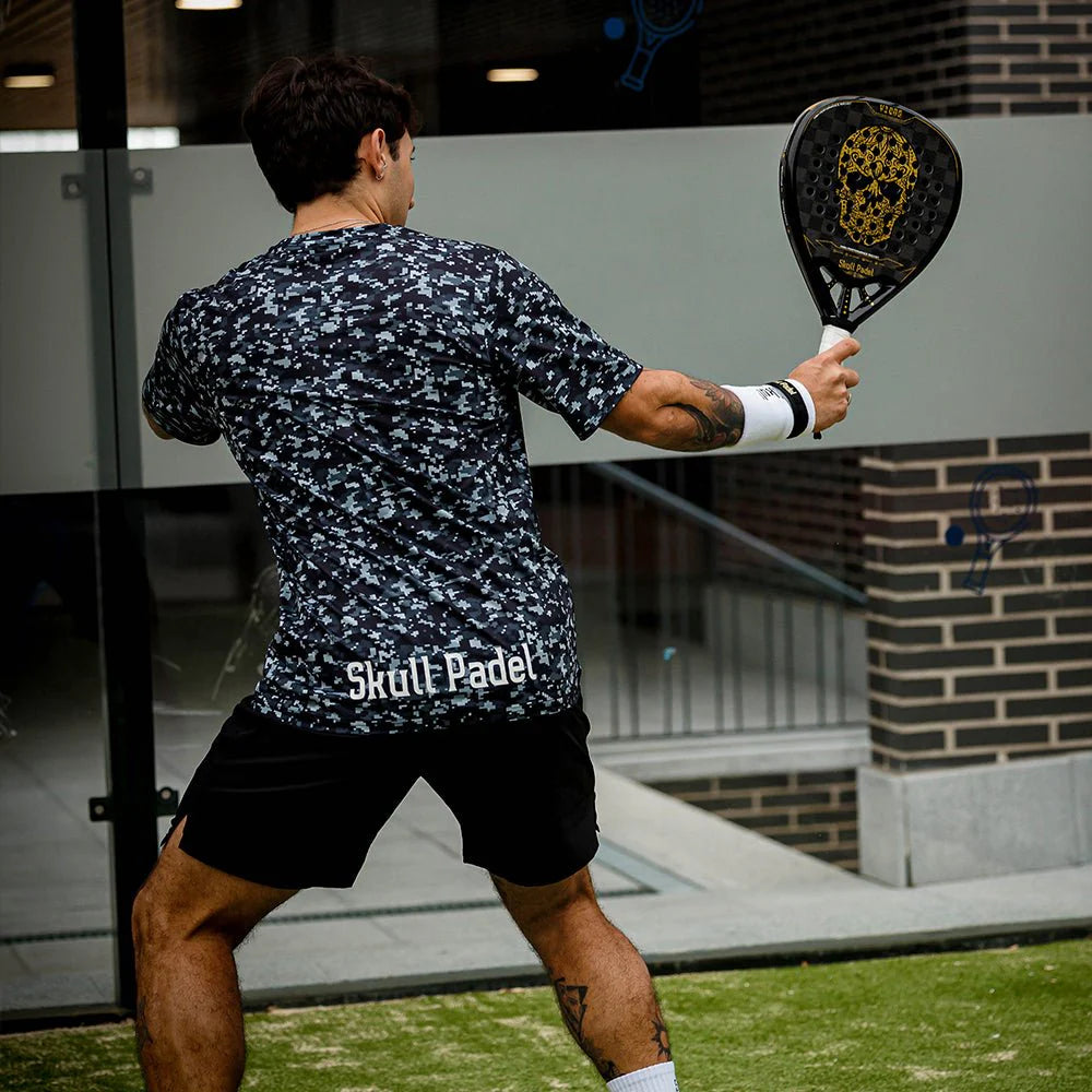 Padel Sportshirt Men - Pixel Camo