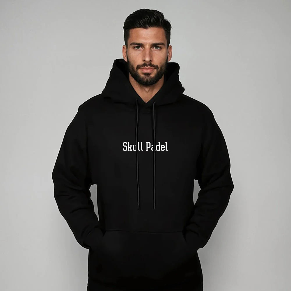 SKULL PADEL HOODIE - BLACK & WHITE - 2025 Edition